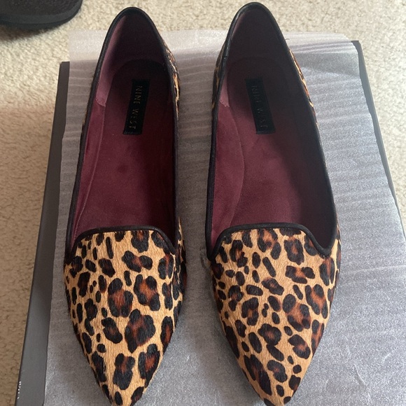 Nine West Cowed Leopard Print Flats - Picture 2 of 11